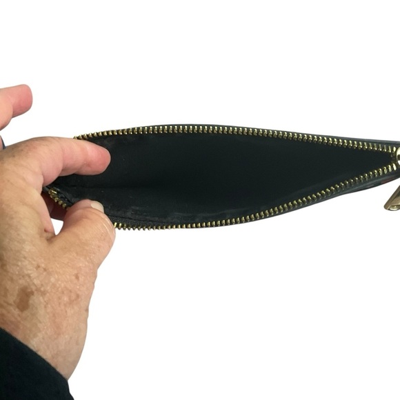 Steve Madden Black Floral Clutch Wristlet - Picture 3 of 6